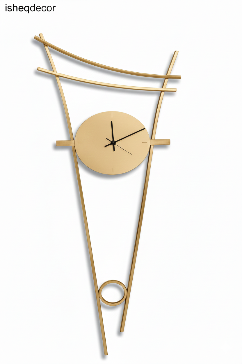 ساعت دیواری فلزی مدرن کد H-139