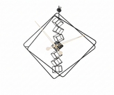 ساعت دیواری فلزی مدرن کد H-140
