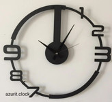 ساعت دیواری فلزی مدرن کد H-175