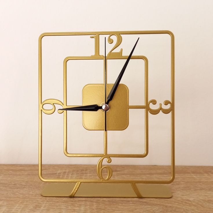 ساعت رومیزی فلزی مدرن کد H-203