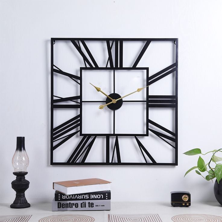 ساعت دیواری فلزی مدرن کد H-275