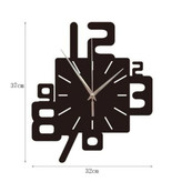 ساعت دیواری فلزی مدرن کد H-287