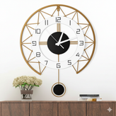 ساعت دیواری فلزی مدرن کد H-548