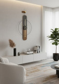 ساعت دیواری فلزی مدرن کدH-535