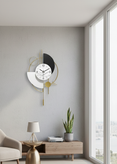 ساعت دیواری مدرن فلزی کد H-452