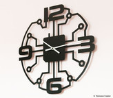 ساعت دیواری فلزی مدرن کد H-232