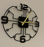 ساعت دیواری فلزی مدرن کد H-232