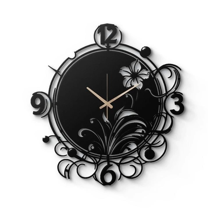 ساعت دیواری لیزری مدرن کد H-578