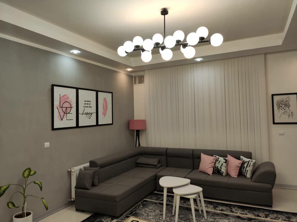 لوستر مولکولی مدرن طرح کانتری مناسب دکوراسیون داخلی با طراحی خاص کد K-112-16
