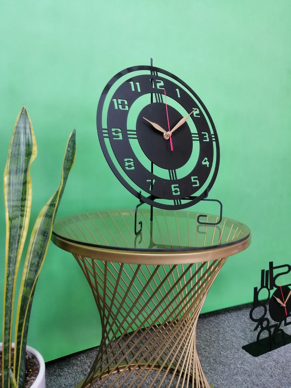 ساعت رومیزی ساده شیک مناسب هدیه کد H-200