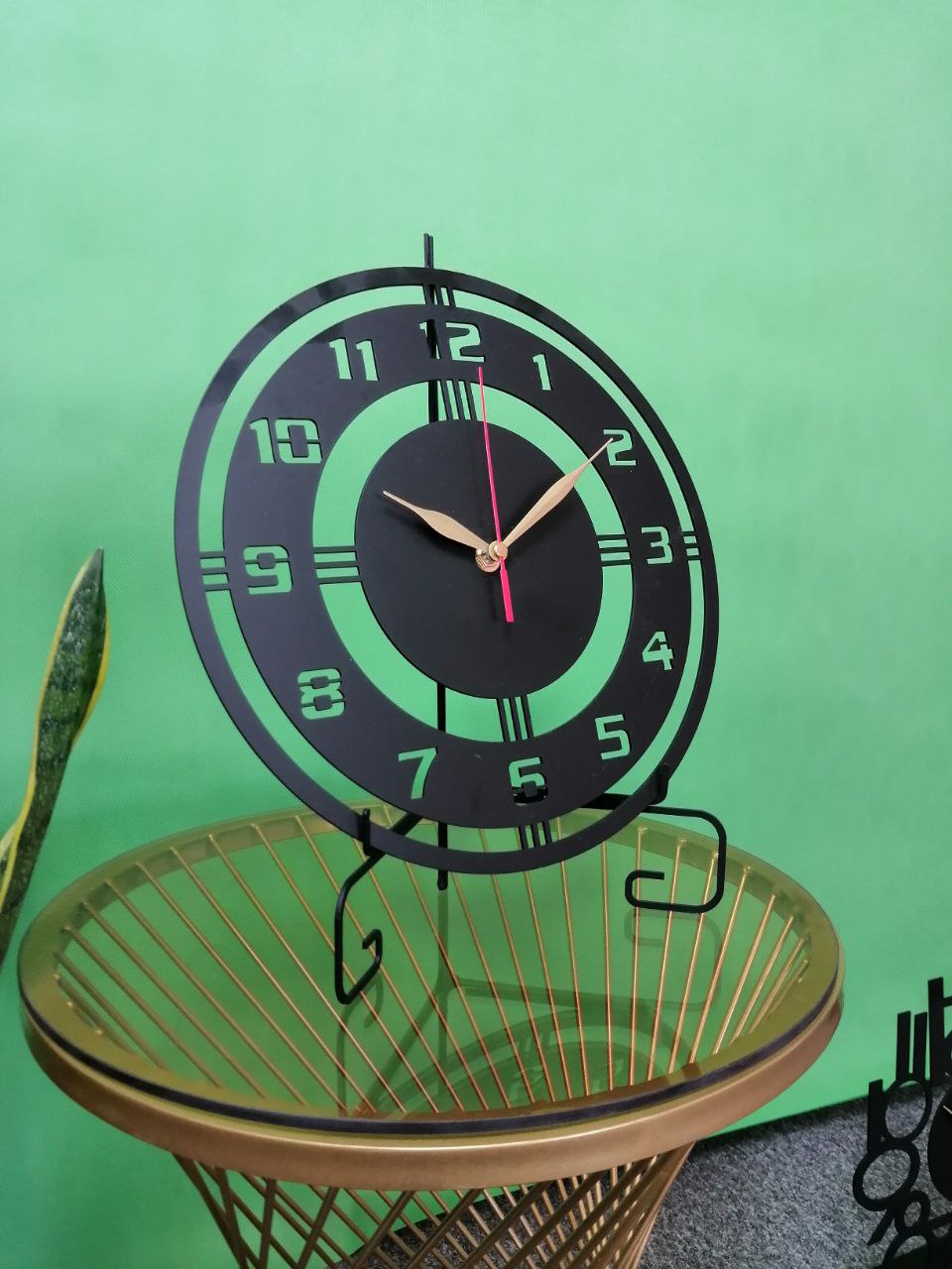 ساعت رومیزی ساده شیک مناسب هدیه کد H-200