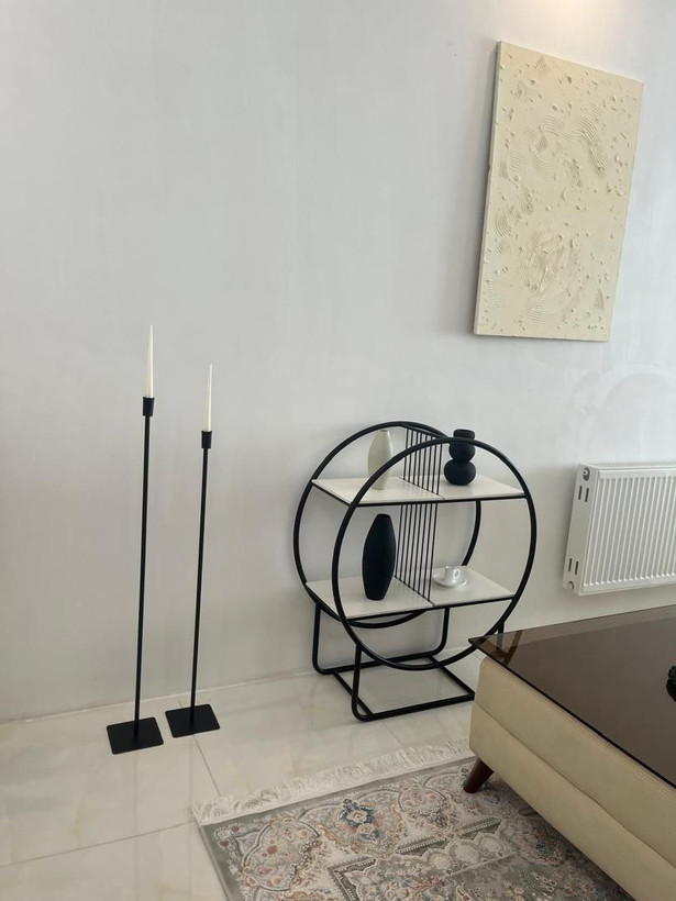 جاشمعی فلزی مدرن طرح خاص(تکی) کد N-104