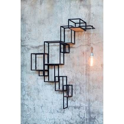 شلف دیواری فلزی مدرن کد G-174