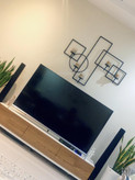 جاشمعی دیواری فلزی مدرن مناسب دکوراسیون منزل (بدون حباب دو گلس) کد N-123